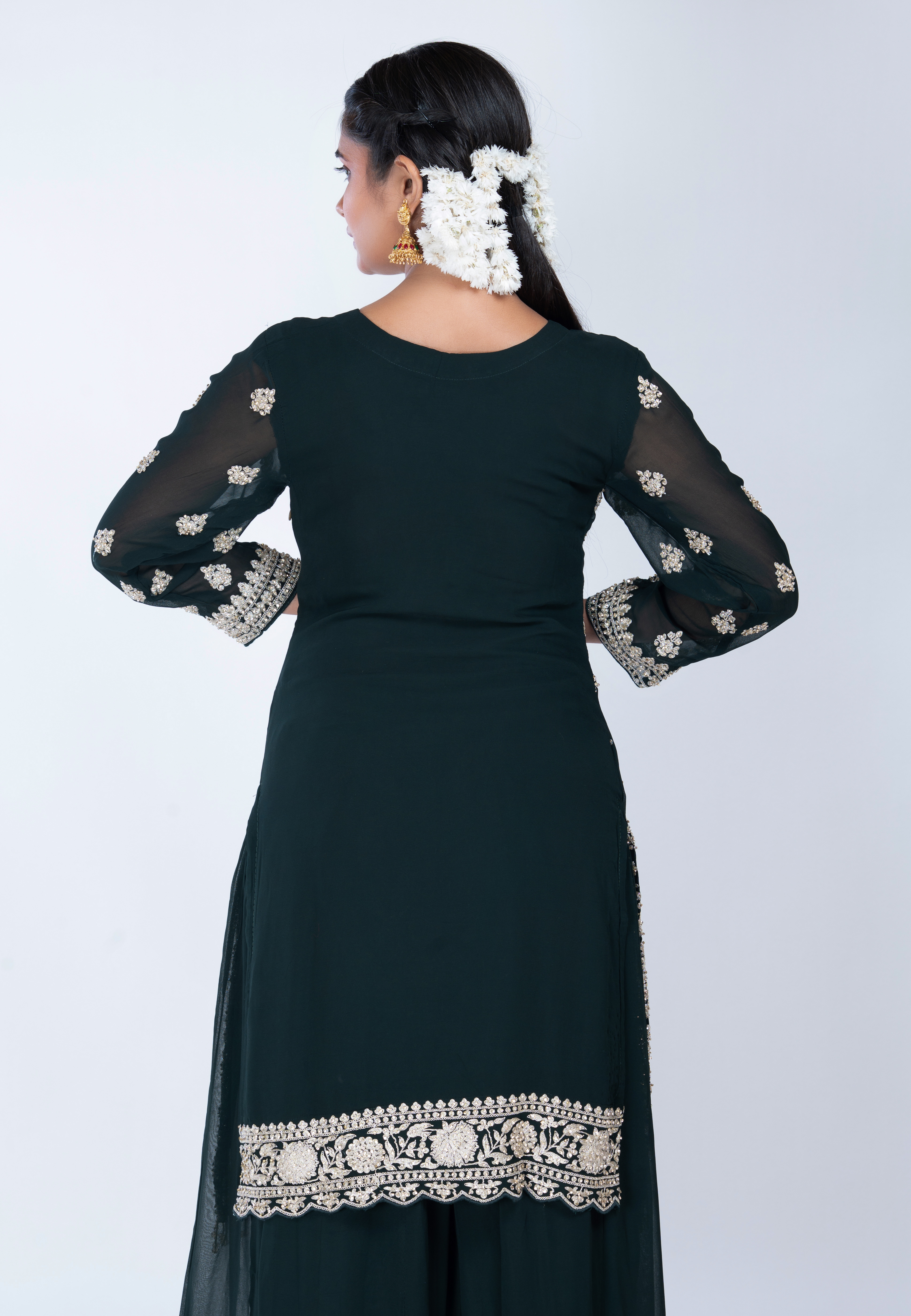 M.green Straight Suit with Sharara